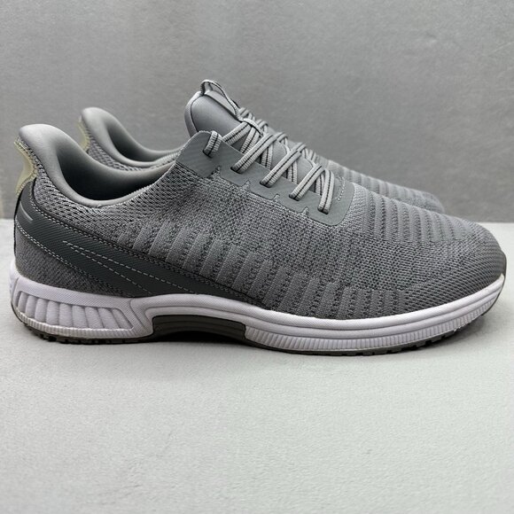 OrthoFeet Yari Mens Size 13 (2E) Wide Shoes Gray Orthopedic Slip Resistant 20013 - Picture 1 of 8